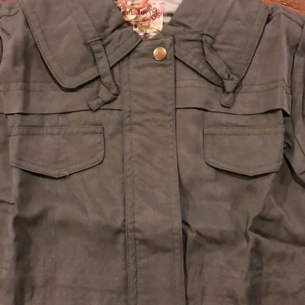 Mia Joy Zoe Anorac Khaki Green Amy Jacket Coat - 5